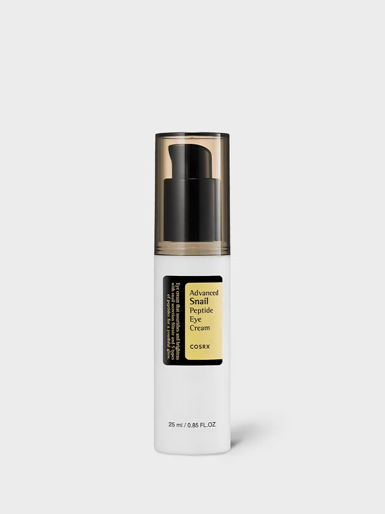 Product photo of COSRX Advanced Snail Peptide Eye Cream, showing the packaging