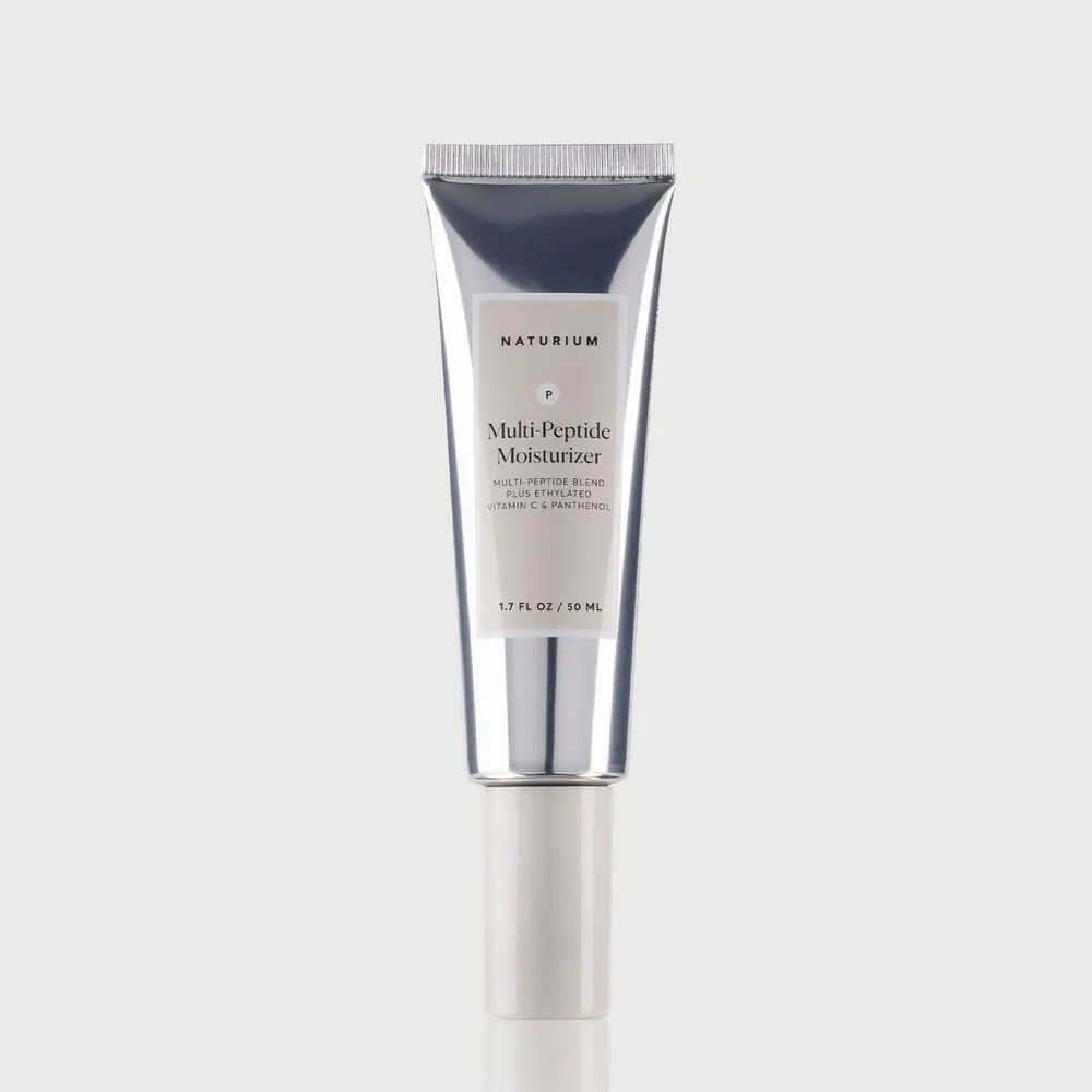 Product photo of Naturium Multi-Peptide Moisturizer, showing the packaging