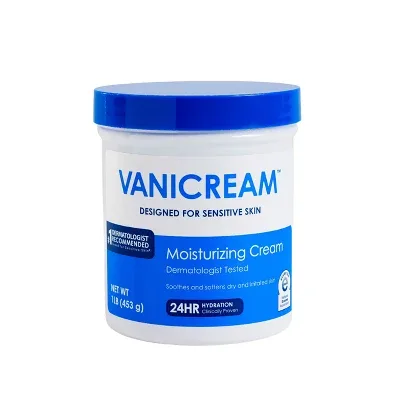 Product photo of Vanicream Moisturizing Cream, showing the packaging